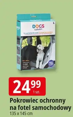 E.Leclerc Pokrowiec ochronny na fotel samochodowy 135 x 145 cm Dogs Collection oferta
