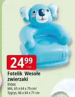 E.Leclerc Fotelik tygrys 66 x 64 cm Intex oferta