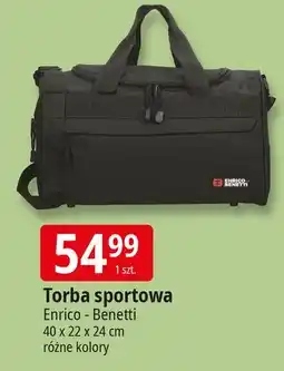 E.Leclerc Torba sportowa 40 x 22 24 cm Enrico Benetti oferta
