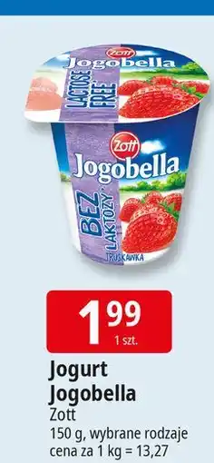 E.Leclerc Jogurt truskawkowy bez laktozy Zott Jogobella oferta
