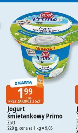 E.Leclerc Jogurt śmietankowy Zott Primo oferta