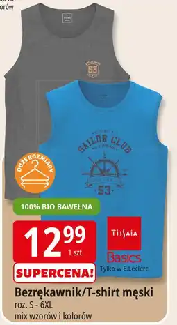 E.Leclerc Bezrękawnik męski s-6xl Tissaia Basics oferta