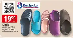 E.Leclerc Klapki męskie 41-45 Realpaks oferta