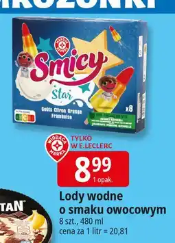 E.Leclerc Lody wodne magic owocowe Wiodąca Marka Smicy Magic oferta
