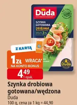 E.Leclerc Szynka drobiowa gotowana Silesia Duda oferta