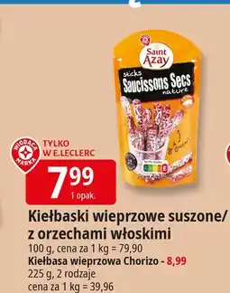 E.Leclerc Kiełbasa łagodna chorizo Wiodąca Marka Saint Azay oferta