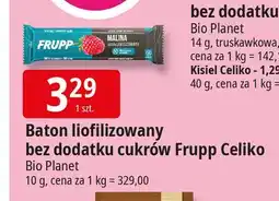 E.Leclerc Baton liofilizowany malina Celiko Frupp oferta