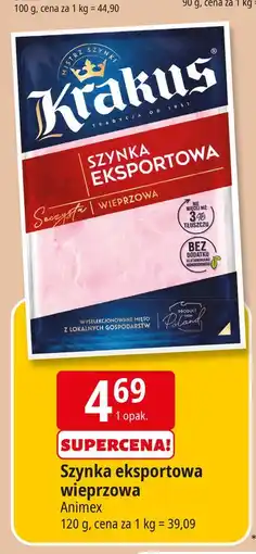 E.Leclerc Szynka eksportowa Krakus Animex oferta