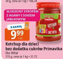 E.Leclerc Ketchup bio łagodny Primavika oferta