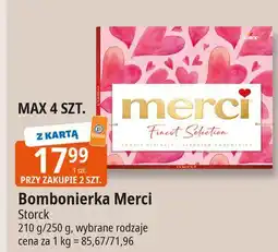 E.Leclerc Bombonierka czerwona Storck Merci oferta