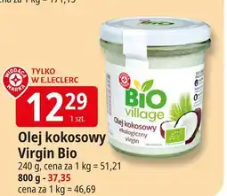 E.Leclerc Olej kokosowy Wiodąca Marka Bio Village oferta
