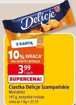 E.Leclerc Ciastka z galaretką pomarańczową Delicje Szampańskie oferta