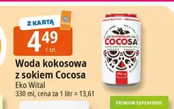 E.Leclerc Woda kokosowa z arbuzem Mipama Diet-Food oferta