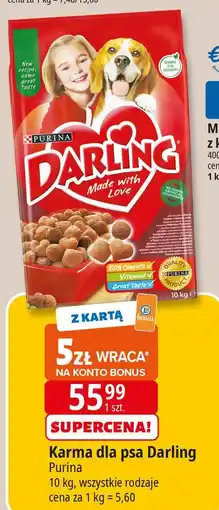 E.Leclerc Karma dla psa wołowina-warzywa Purina Darling oferta