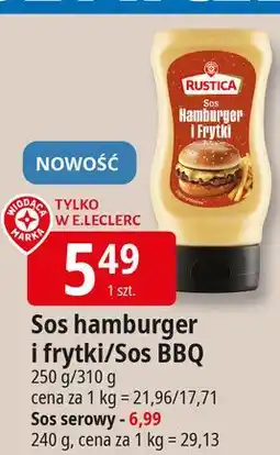 E.Leclerc Sos serowy Wiodąca Marka Rustica oferta