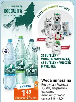 E.Leclerc Woda delikatnie gazowana Rodowita Z Roztocza oferta