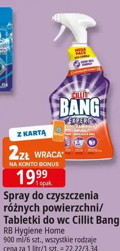E.Leclerc Tabletki do czyszczenia wc Cillit Bang oferta
