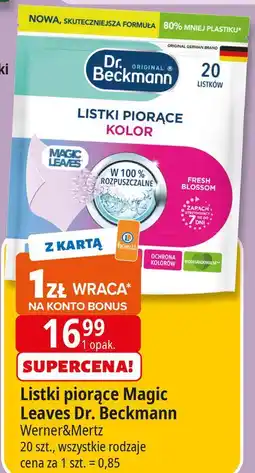 E.Leclerc Listki piorące kolor Dr. Beckmann oferta