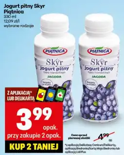 Delikatesy Centrum Jogurt pitny Skyr Piątnica jagoda oferta