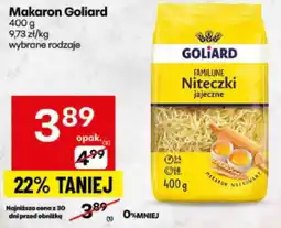 Delikatesy Centrum Makaron Goliard niteczki jajeczne oferta