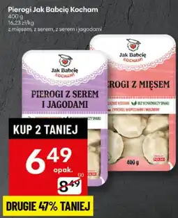 Delikatesy Centrum Pierogi z serem i jagodami Jak Babcię Kocham oferta