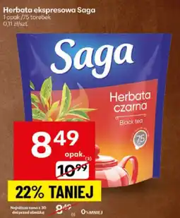 Delikatesy Centrum Herbata ekspresowa Saga czarna oferta