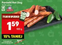 Delikatesy Centrum Parówki Hot Dog Indykpol oferta
