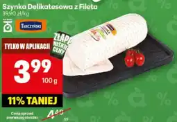 Delikatesy Centrum Szynka Delikatesowa z Fileta Tarczyński oferta