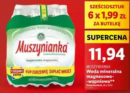 Lidl MUSZYNIANKA Woda mineralna magnezowo- -wapniowa oferta
