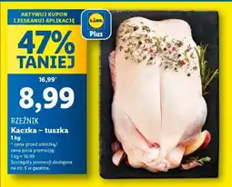 Lidl RZEŹNIK Kaczka – tuszka 1 kg oferta