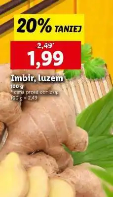 Lidl Imbir, luzem oferta
