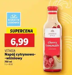 Lidl VITASIA Napój cytrynowo-wiśniowy oferta