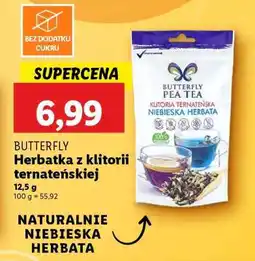 Lidl BUTTERFLY Herbatka z klitorii ternateńskiej oferta