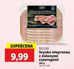 Szynka wieprzowa z zielonymi szparagami