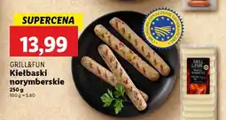 Lidl GRILL&FUN Kiełbaski norymberskie oferta