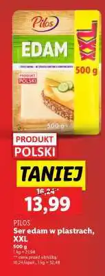Lidl PILOS Ser edam w plastrach, XXL oferta