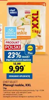 Lidl CHEF SELECT Pierogi ruskie, XXL oferta