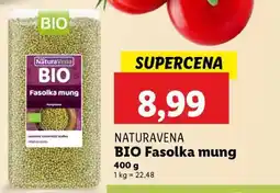 Lidl NATURAVENA BIO Fasolka mung oferta