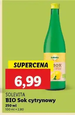 Lidl SOLEVITA BIO Sok cytrynowy oferta