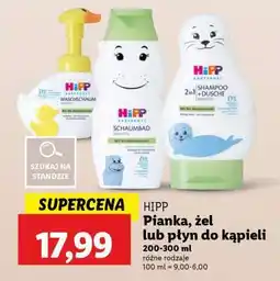 Lidl HIPP Pianka, żel lub płyn do kąpieli oferta