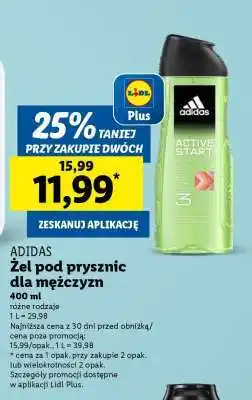 Lidl ADIDAS Żel pod prysznic dla mężczyzn oferta