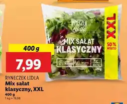 Lidl Mix sałat klasyczny, XXL oferta
