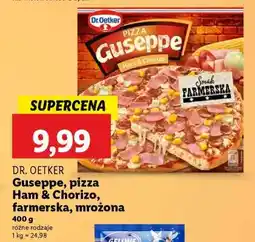 Lidl Dr. Oetker Guseppe, pizza Ham & Chorizo oferta