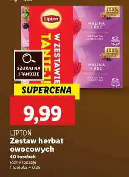 Lidl Lipton Zestaw herbat owocowych oferta