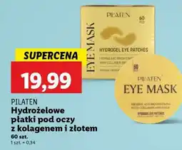 Lidl PILATEN Hydrożelowe płatki pod oczy z kolagenem i złotem oferta