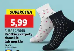 Lidl PIERRE CARDIN Krótkie skarpety damskie lub męskie oferta