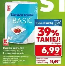 Kaufland Ręcznik kuchenny basic K-Classic oferta