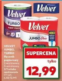 Kaufland Ręcznik papierowy duo Velvet Jumbo oferta