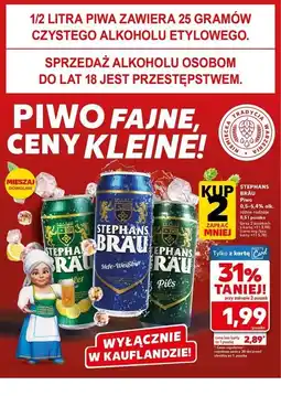 Kaufland Piwo Stephans Brau Radler oferta