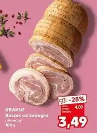 Kaufland Boczek rolowany od szwagra Krakus Animex oferta